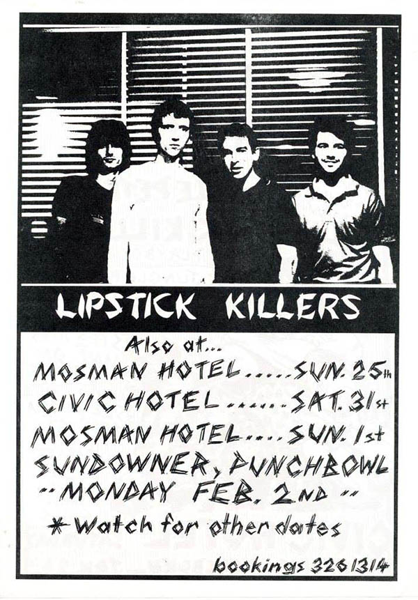 lipstick killers handbill