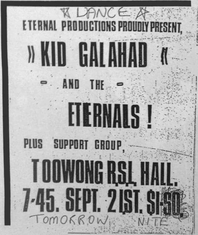 saints kid galahad poster